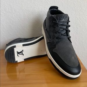 Louis Vuitton Damier Men High Top Sneaker Size 12
